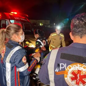Fotos de Motociclista sofre ferimentos graves após bater na traseira de carreta em Maringá