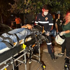 Fotos de Motorista invade contramão atinge moto e deixa duas pessoas com ferimentos graves em Maringá 