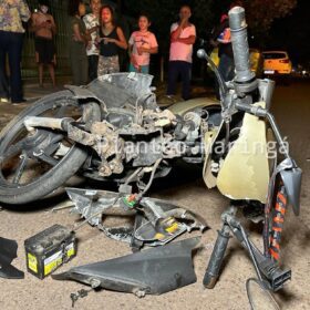 Fotos de Motorista invade contramão atinge moto e deixa duas pessoas com ferimentos graves em Maringá 