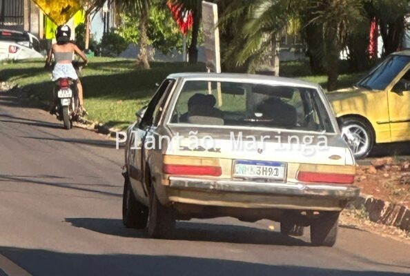 Mulher de 19 anos com Del Rey roubado é presa após perseguição em Maringá Foto 1 Fotos de Mulher de 19 anos com Del Rey roubado é presa após perseguição em Maringá