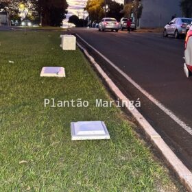 Fotos de Câmera registra mulher caindo da carroceria de caminhonete em Maringá; a vítima morreu logo após dar entrada no hospital