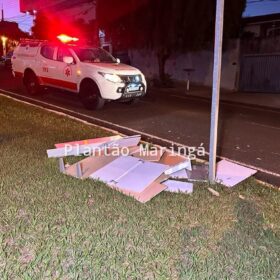 Fotos de Câmera registra mulher caindo da carroceria de caminhonete em Maringá; a vítima morreu logo após dar entrada no hospital