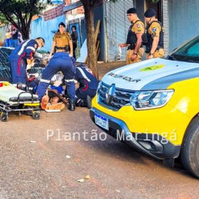 Fotos de Pedreiro é socorrido em estado gravíssimo após ser esfaqueado em Maringá