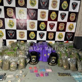 Fotos de Rocam localiza distribuidora de drogas e apreende mais de meio milhão de reais em entorpecentes em Sarandi