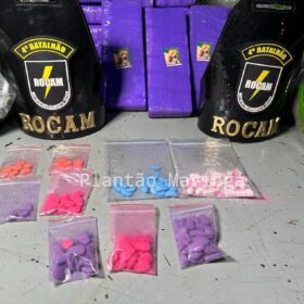 Fotos de Rocam localiza distribuidora de drogas e apreende mais de meio milhão de reais em entorpecentes em Sarandi
