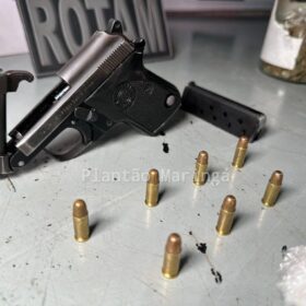 Fotos de Traficante é preso com pistola e cocaína após ameaçar motorista em briga de trânsito em Maringá 