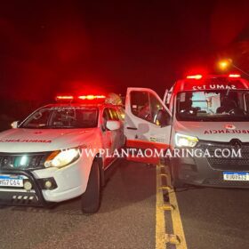 Fotos de Adolescente é atropelada por caminhão ao descer de ônibus em Maringá