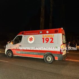 Fotos de Adolescente é atropelada por caminhão ao descer de ônibus em Maringá