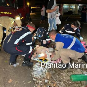 Fotos de Câmera de segurança registra acidente na Vila Operária em Maringá
