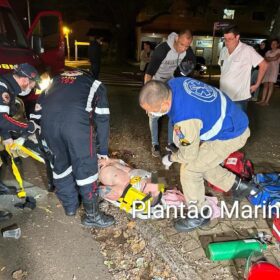 Câmera de segurança registra acidente na Vila Operária em Maringá Foto 1 Fotos de Câmera de segurança registra acidente na Vila Operária em Maringá