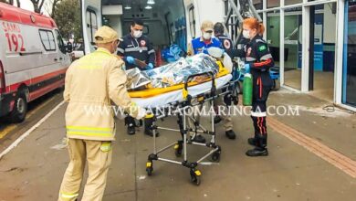Fotos de Idoso de 85 anos atropelado ontem em Maringá, morre no hospital