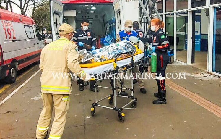 Fotos de Idoso de 85 anos atropelado ontem em Maringá, morre no hospital