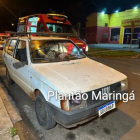 Fotos de Câmera registra pai e filho de 3 anos sendo atropelados por motorista embriagado em Maringá 