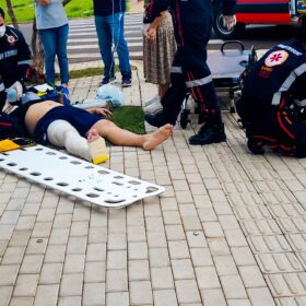 Fotos de Ciclista é intubado após ser atropelado por carro em Maringá