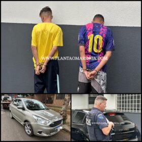 Fotos de Dois carros roubados foram apreendidos e quatro homens presos pela Guarda Civil Municipal de Sarandi