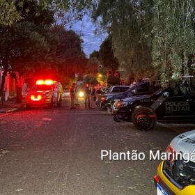 Fotos de Homem armado vai cobrar dívida de ex-policial e acaba morrendo baleado em Maringá 
