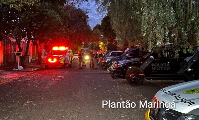 Fotos de Homem armado vai cobrar dívida de ex-policial e acaba morrendo baleado em Maringá 