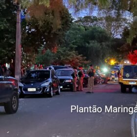 Fotos de Homem armado vai cobrar dívida de ex-policial e acaba morrendo baleado em Maringá 