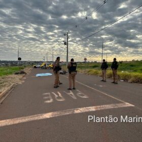 Fotos de Homem é encontrado morto caído ao lado de moto em loteamento em Sarandi