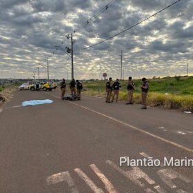 Fotos de Homem é encontrado morto caído ao lado de moto em loteamento em Sarandi