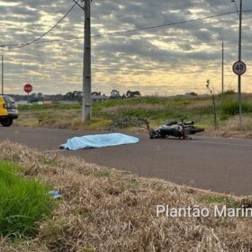 Fotos de Homem é encontrado morto caído ao lado de moto em loteamento em Sarandi