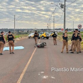 Fotos de Homem é encontrado morto caído ao lado de moto em loteamento em Sarandi
