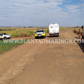 Fotos de Homem é encontrado morto com marcas de tiros dentro de carro na zona rural