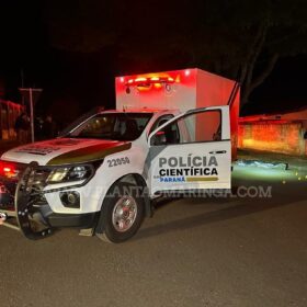 Fotos de Homem executado com 15 tiros em Maringá, é identificado