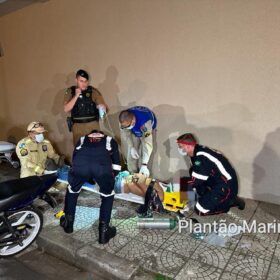 Fotos de Homem é intubado após ser agredido com golpes de capacete em Maringá