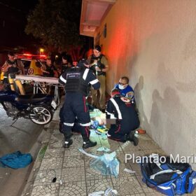 Fotos de Homem é intubado após ser agredido com golpes de capacete em Maringá