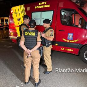 Fotos de Homem é intubado após ser agredido com golpes de capacete em Maringá