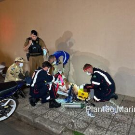 Fotos de Homem é intubado após ser agredido com golpes de capacete em Maringá