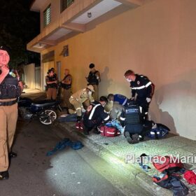 Fotos de Homem é intubado após ser agredido com golpes de capacete em Maringá
