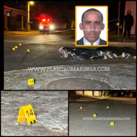 Fotos de Homem executado com 15 tiros em Maringá, é identificado