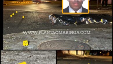 Fotos de Homem executado com 15 tiros em Maringá, é identificado