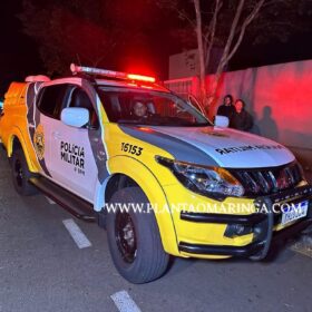 Fotos de Homem fica ferido após bater moto contra poste em Maringá