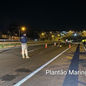 Fotos de Homem morre após ser atropelado e motorista foge sem prestar socorro em Maringá 