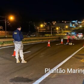 Fotos de Homem morre após ser atropelado e motorista foge sem prestar socorro em Maringá 