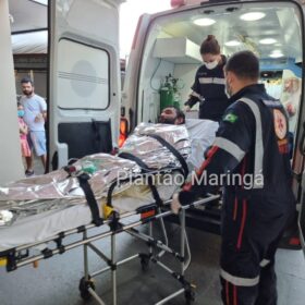 Fotos de Homem sofre queimaduras após explosão de garrafa com álcool em Maringá