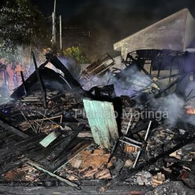 Fotos de Homem sofre queimaduras após explosão de garrafa com álcool em Maringá