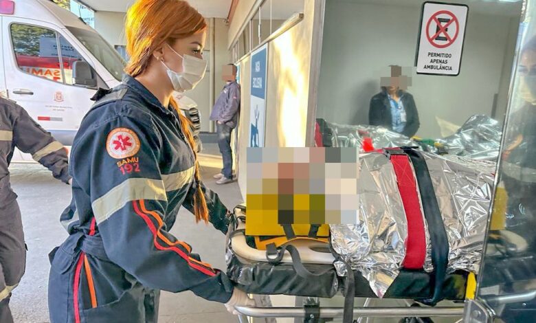 Fotos de Idosa morre no hospital após ser atropelada por moto em Maringá 