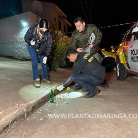 Fotos de Jovem é executado com 8 tiros ao lado de carrinho de lanche em Maringá