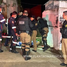 Fotos de Jovem é executado com 8 tiros ao lado de carrinho de lanche em Maringá
