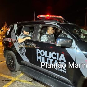 Fotos de Jovens são presos com arma e carro com placas adulteradas em Maringá 