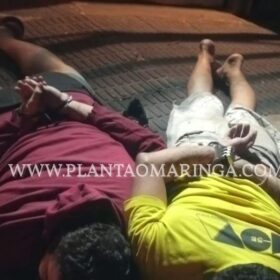 Fotos de Ladrões invadem condomínio no centro de Maringá e são presos por morador que é Policial Federal