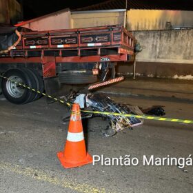 Fotos de Câmera de segurança registra acidente que matou jovem no final de semana em Sarandi