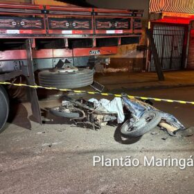Fotos de Câmera de segurança registra acidente que matou jovem no final de semana em Sarandi