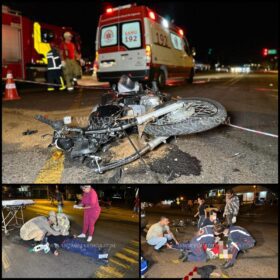 Fotos de Motorista sem CNH faz conversão proibida e deixa primos feridos em Maringá 