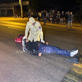 Fotos de Motorista sem CNH faz conversão proibida e deixa primos feridos em Maringá 