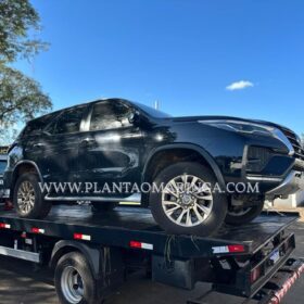 Fotos de Polícia Militar recupera caminhonete de luxo furtada no Aeroporto de Maringá